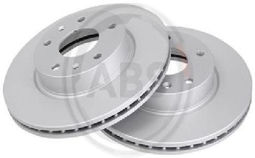2x Original A.B.S. Brake Disc 17389 for Land Rover