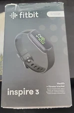 Fitbit Inspire 3 | Heart Rate Monitor | Health & Fitness Tracker Used
