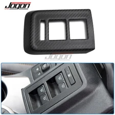 Matte Carbon Console Window Control Button Panel For Ford Bronco Raptor 2021-24