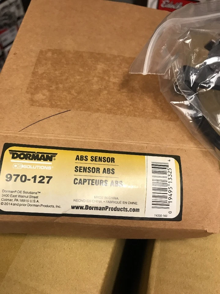 Sensor de velocidade de roda ABS 970-127 para 98-00 Chrysler Cirrus, Sebring - Imagem 4 de 4