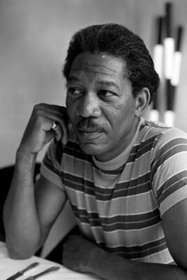 Actor Morgan Freeman theater production of 