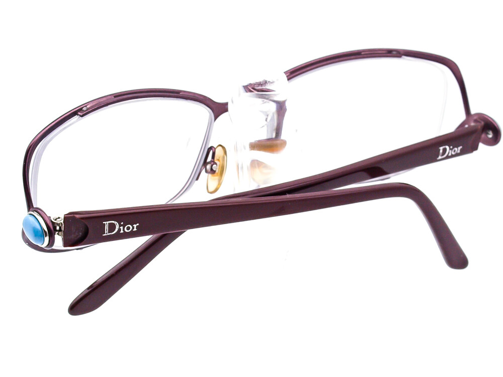 Christian Dior Women's Eyeglasses Purple Frame with