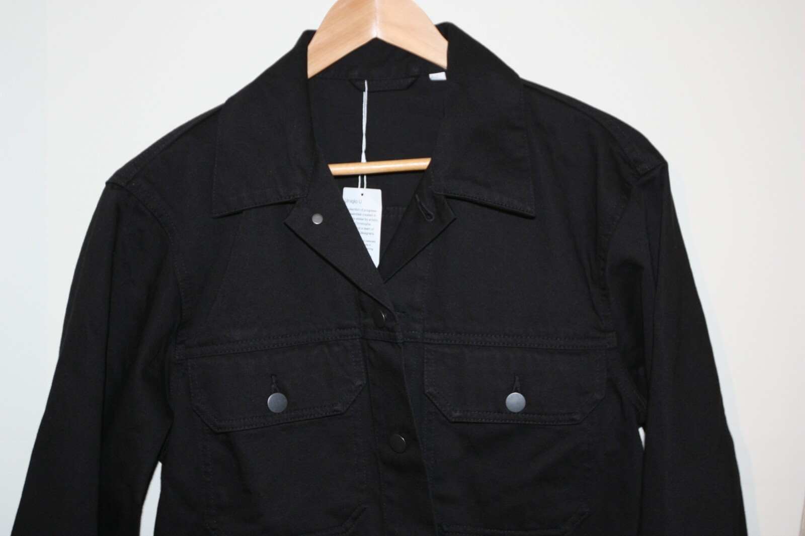 Uniqlo U Trucker Jacket Black NWT | eBay