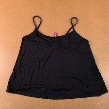 Adore Me Womens Size Large Black Lace Back Adjustable Cami Top NWT