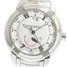 Orologio Uomo Automatico HYSEK IO IO4209A09 Data Riserva di Carica Quadrante Argento_875212
