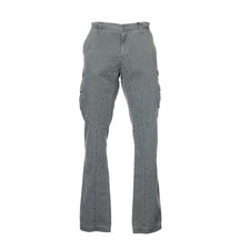 Rogue State Mens Flat Front Pants 38 Monument 100% Cotton Solid Utility Trousers