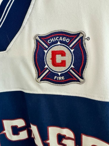 CHICAGO FIRE F.C SOCCER GAME JERSEY Vintage SIZE L - Picture 4 of 9