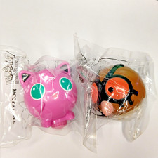 Pokemon HOOTHOOT JIGGLYPUFF Battle Tops Kellogg's Cereal Premium 2000 Sealed Y2K