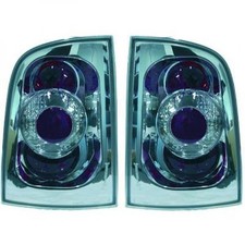 Design Rückleuchte Set klarglas/chrom Kombi für Skoda Octavia 2001-2010