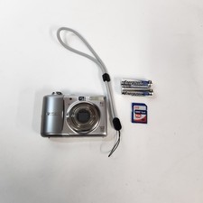Canon PowerShot A1100 IS Silver Digital Camera Digicam 12.1MP Bundle - Tested A+