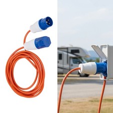 10M/25M Caravan Hook Up Extension Cable 16A 240V Heavy Duty Camping Mains Lead