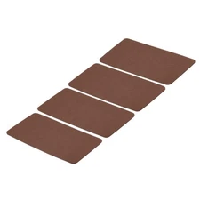 13.8''×7'' Felt Bag Base Shaper, 4pcs Bag Bottom Organizer Rectangle, Coffee