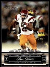 Steve Smith 2007 Playoff Prestige #172 Giants NFL READ FREE SHIP AutographDen