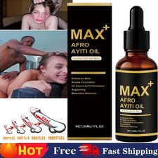 Max Afro Ayiti Oil Herbal Oil for Man Enhances Male Boosts Circulation USA