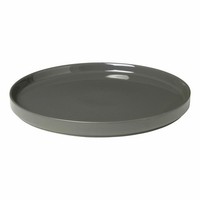 Blomus Pilar Speiseteller, Teller, Essteller, Geschirr, Keramik, Pewter, 27 Cm