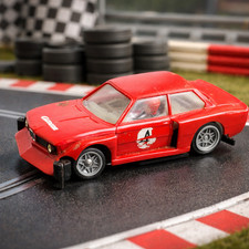 Carrera Servo 140 BMW 320 Rennwagen Slotcar rot Vintage 1:32