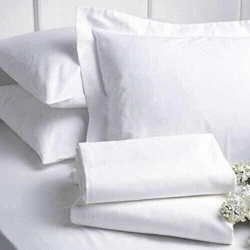 Garnier-Thiebaut schöner Satin weiß King Blatt Set 300 Fadenzahl (1 flache... - Bild 1 von 4