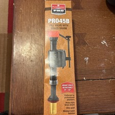 Fluidmaster PRO45B Toilet Fill Valve Brass Shank Adjustable 9"-14"