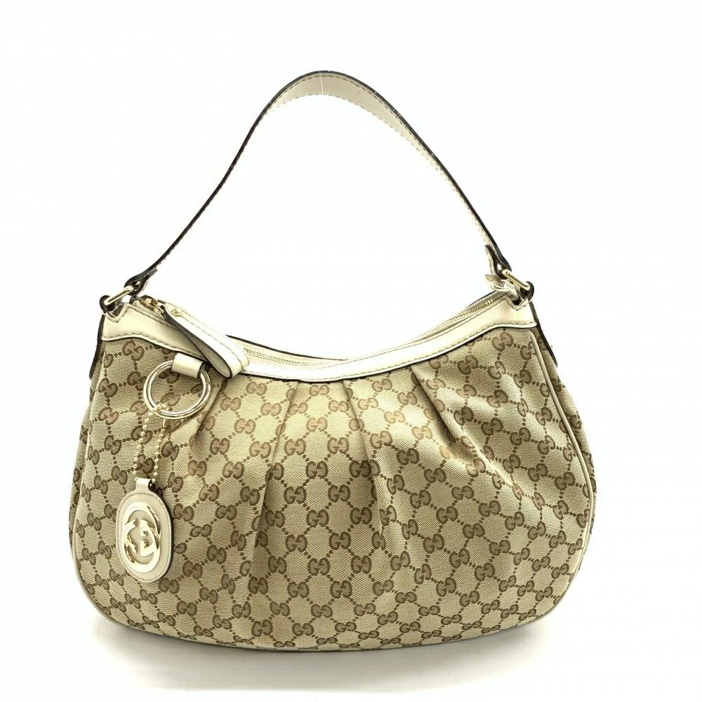 Gucci 232955 Gg sac à bandoulière toile sac à main gestion du cuir Hs38708 r8_0404