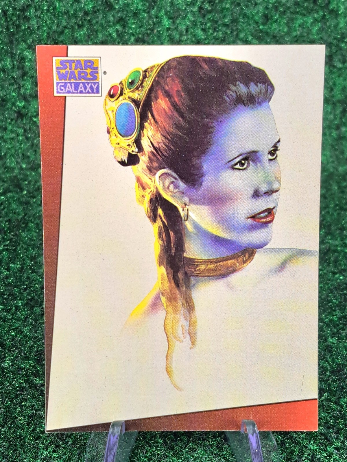 1993 Topps Star Wars Galaxy -Princess Leia Organa #5 - Trading Card