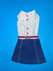 VINTAGE BARBIE SKIPPER COOKIE TIME DRESS, 1960S MATTEL