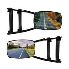 Extended Towing Mirrors Universal Clip-on 360-degree Rotating Adjustable