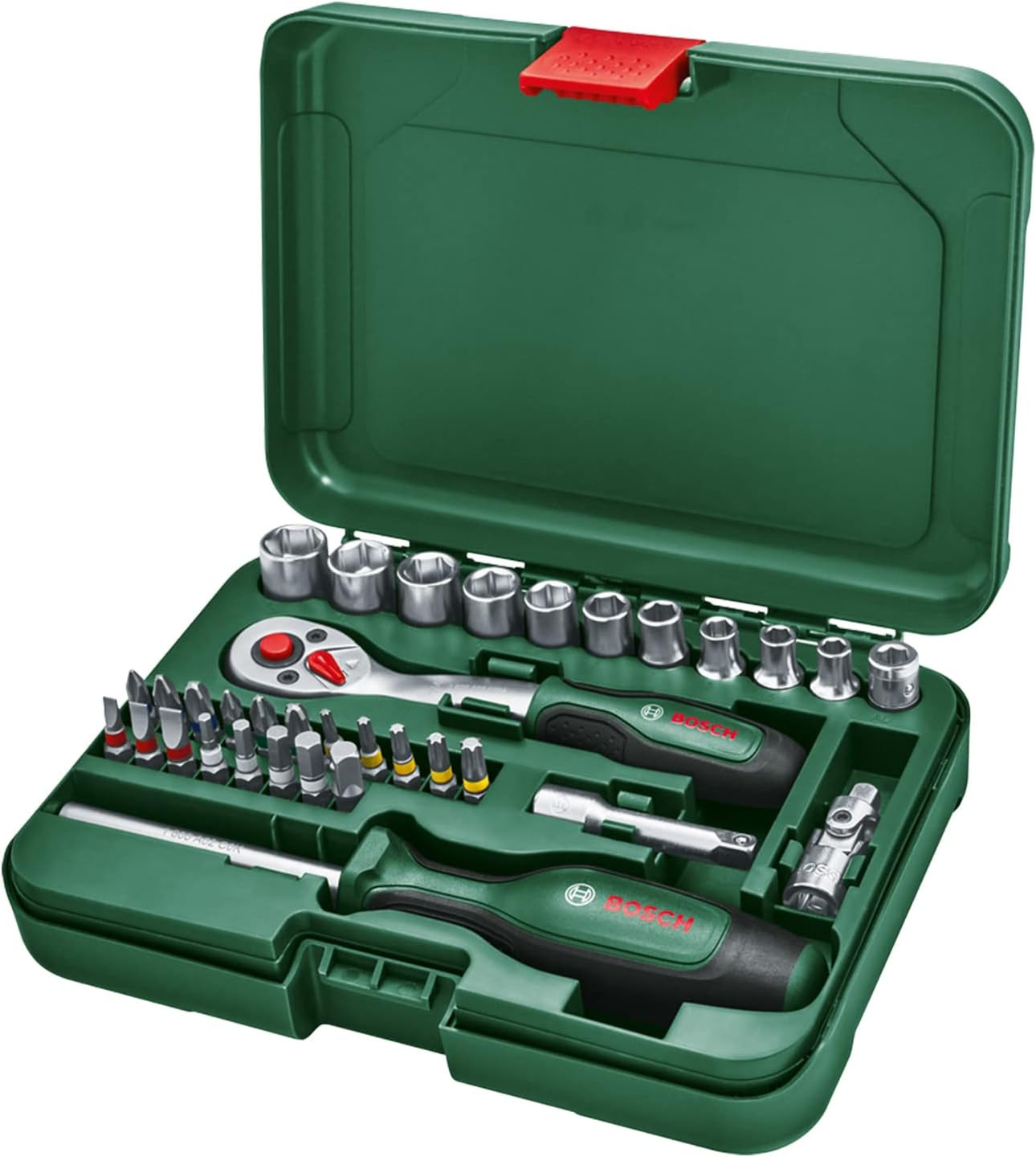Set Da 34 Pezzi Di Cricchetti/Bussole Da 1/4", Set Di Bussole Versatile, Di Alta - 2