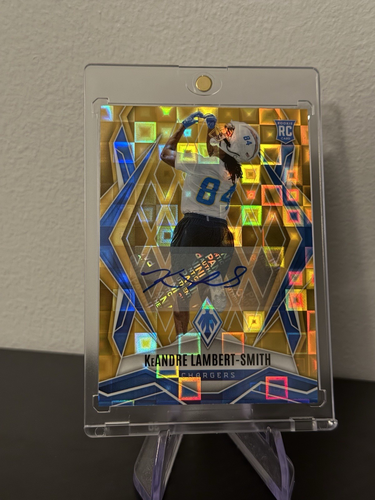 KeAndre Lambert-Smith Panini Phoenix #229 Autograph Gold Pandora