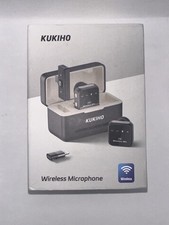 KUKIHO Wireless Lavalier Lapel Microphone for iPhone iPad Android With Charging