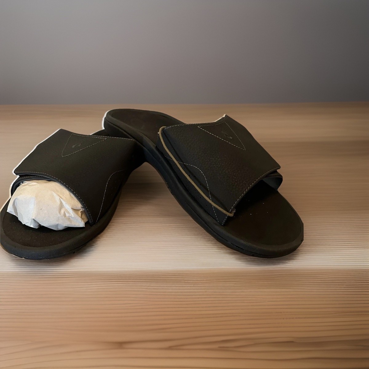 OluKai Nalu Dark Java Slides Mens Size 17 New Men main image 4