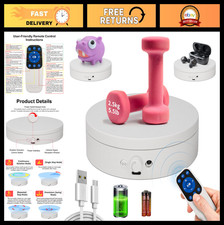 Motorized 360 Rotating Display Stand with Remote Control for Photography Mode