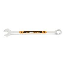 Gearwrench 18mm 12 Point Hi-viz Long Pattern Combination Wrench 81675h Gearwrench 18mm 12 Point Hi-viz Long Pattern Combination Wrench 81675h