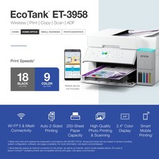 Epson EcoTank ET-3958 Wireless Printer - Certified Refurbished 6