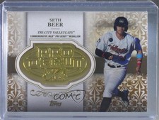 2019 Topps Pro Debut Distinguished Debuts Medallions Gold 4/50 Seth Beer 05lj