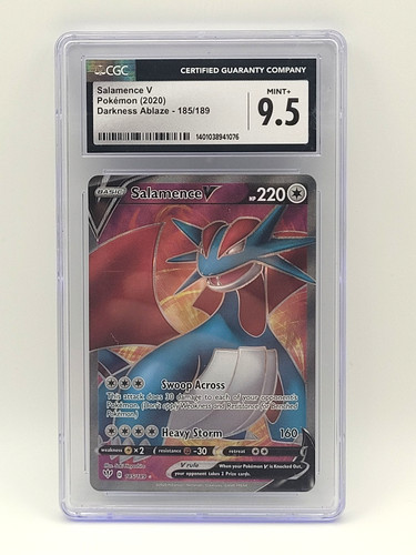 Salamence V graded CGC 9.5 for sale on eBay