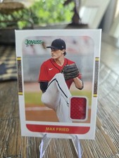 2021 Donruss Max Fried Retro 1987 Materials 87M-MF - Atlanta Braves