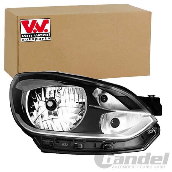 VAN Wezel H4 Scheinwerfer Rechts Passend FüR VW Up!-image