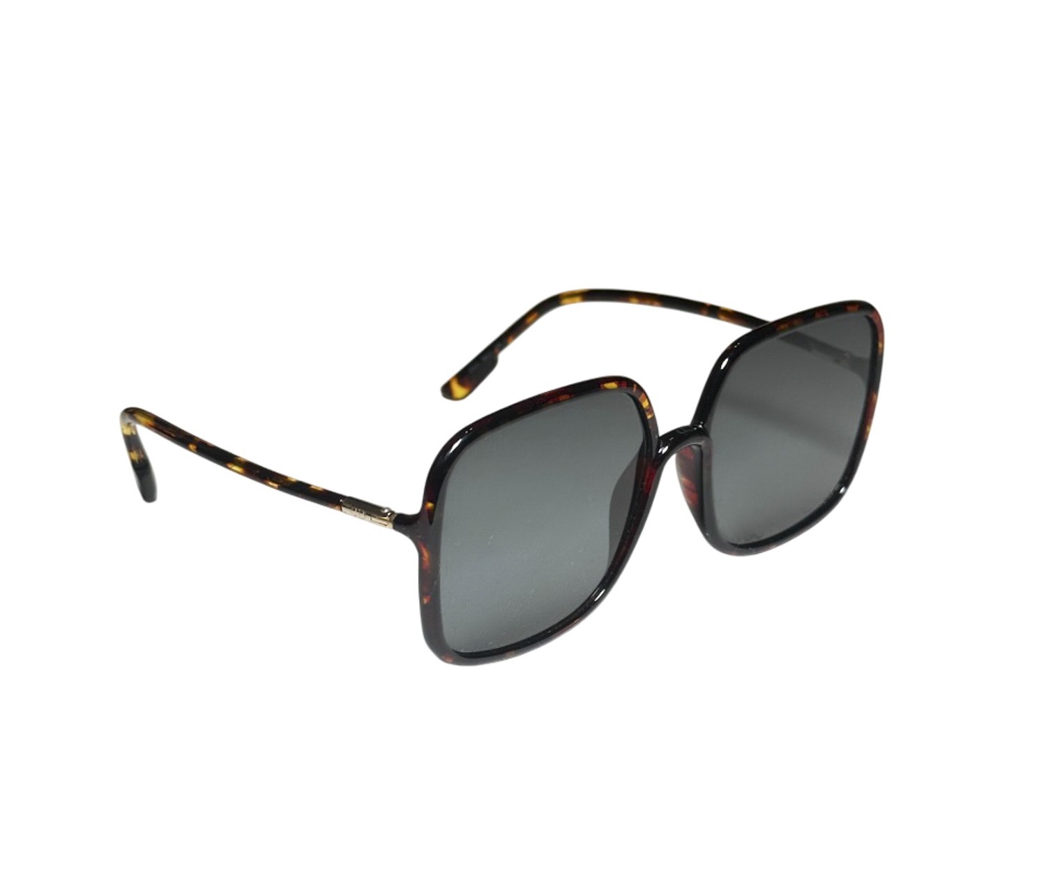 DIOR So Stellaire Square Oversized Havana Tortoise Sunglasses 59-17-145
