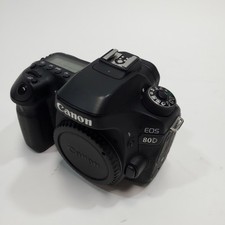 Canon EOS 80D 24.2MP Digital SLR Camera Body Only with Battery Black Untested