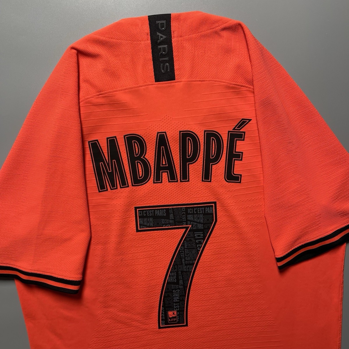 PSG NIKE 2019/2020 FOOTBALL SOCCER AWAY JERSEY #7 MBAPPE SIZE “M
