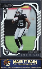 Zamir White 2022 Panini Absolute Retail #134 Las Vegas Raiders Rookie RC