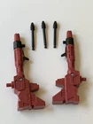 VINTAGE G1 METROPLEX MISSILES AND LAUNCHERS TRANSFORMERS (4L-34800) ORIGINAL