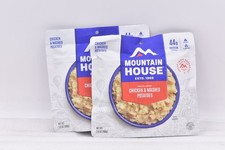 Lot of 2 Mountain House Chicken & Mashed Potatoes Freeze Dried Food 