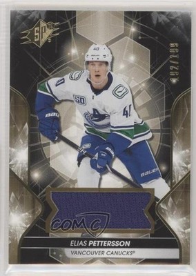 2019-20 SPx Memorabilia 192/199 Elias Pettersson #6 16d2