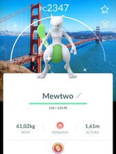 Shiny Mewtwo San Francisco Background Read Description - Pokemon GO - PTC