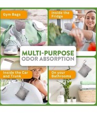 Bamboo Charcoal Air Purifying Bag Activated Charcoal Odor Absorber Basic Concept