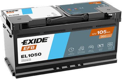 Starter Battery EXIDE EL1050