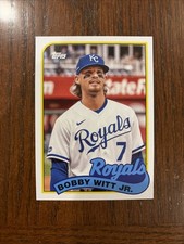 2023 Topps Archives '89 Topps Doubleheaders #89DH21 George Brett Bobby Witt Jr.