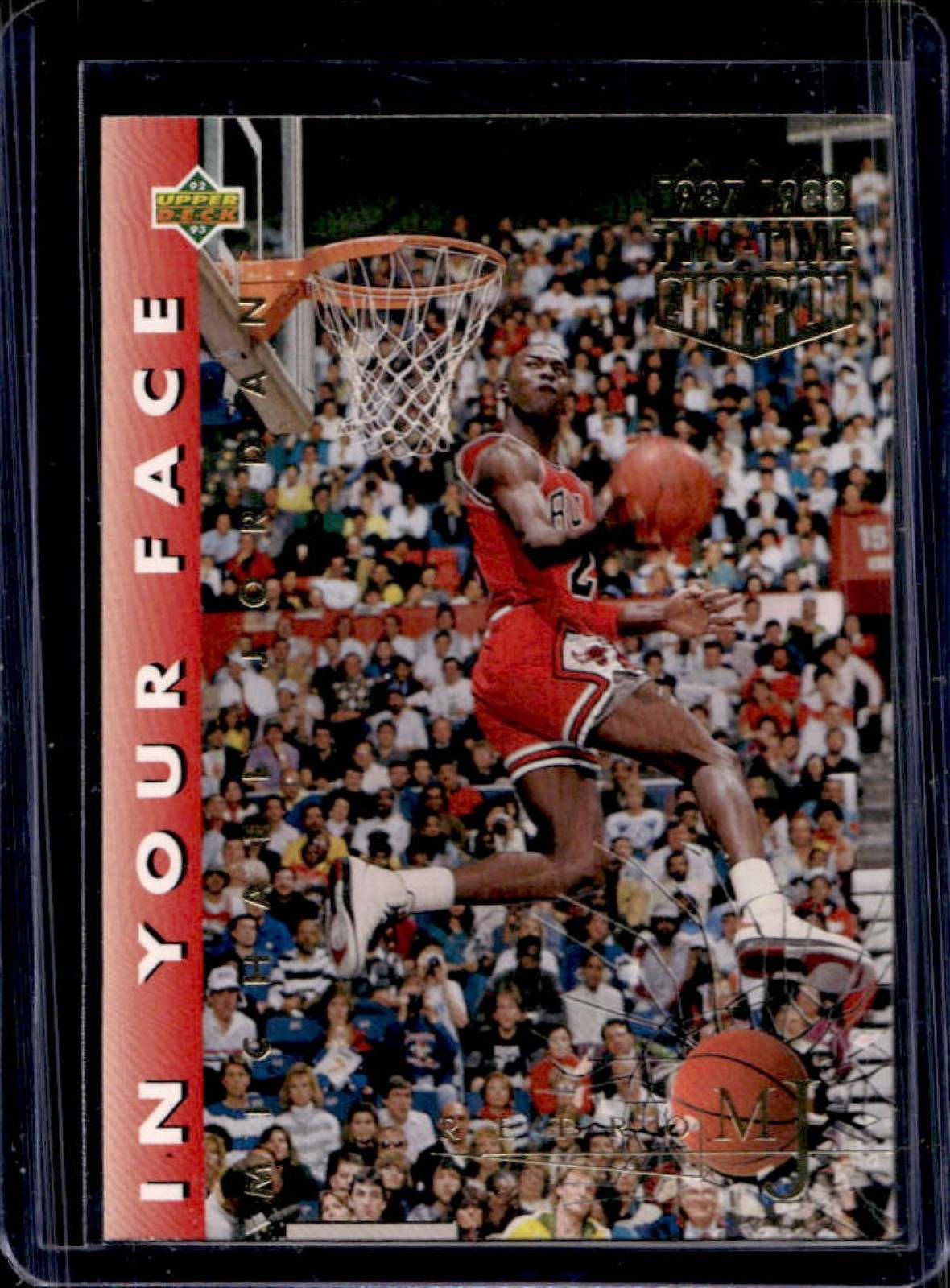1992-93 Upper Deck Michael Jordan In Your Face #453 Bulls