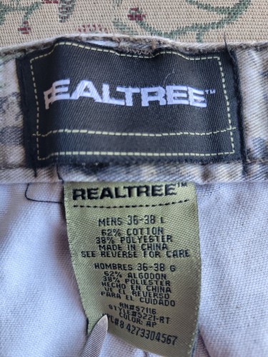 Realtree Pants Mens 36-38 Large Realtree AP Camo Cargo Pants Hunting Outdoor - Picture 4 of 4
